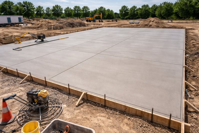 Commercial Slab Installation in Hiram, GA