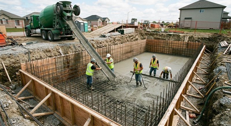 Concrete Basement Pouring in Marietta, GA