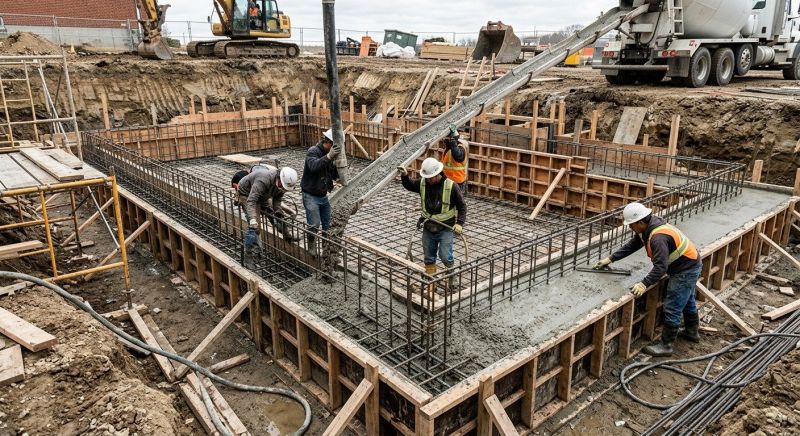 Concrete Foundation Pouring in Marietta, GA