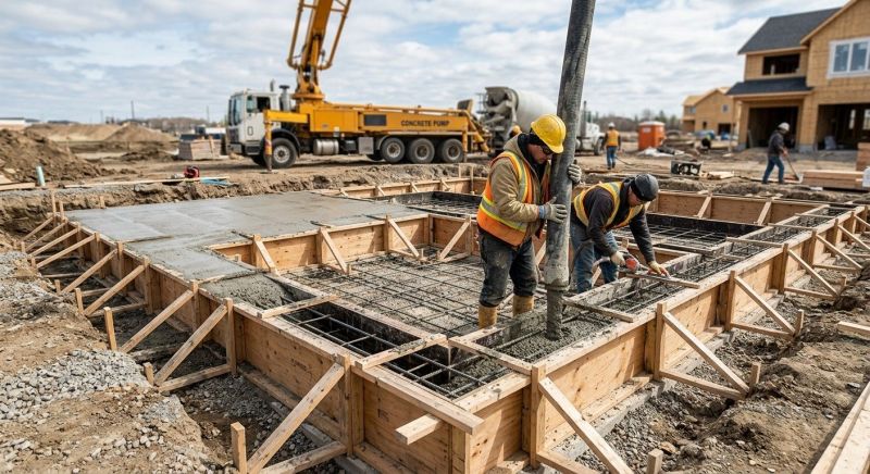 Foundation Wall Pouring in Gwinnett County, GA