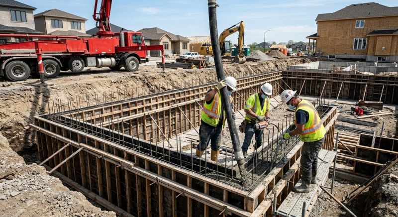 Foundation Wall Pouring in Stone Mountain, GA