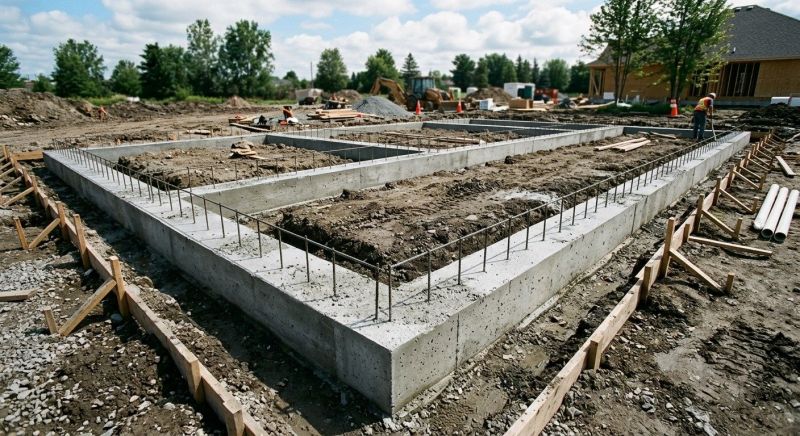 House Footing Construction in Marietta, GA